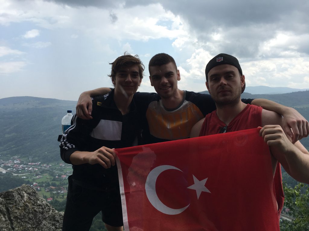 Kubilay Çetin and Turkish Flag