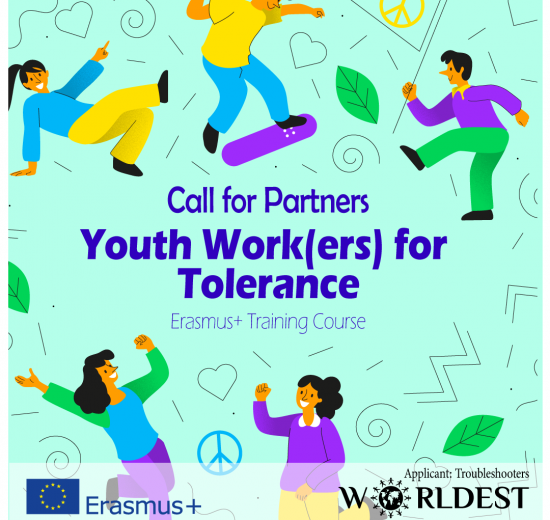 Youth work(ers) for Tolarence - call for partners